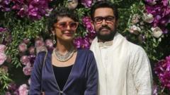 Kiran Rao and Aamir Khan. Photo: March 2019
