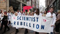 Scientists, protests