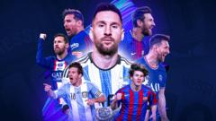 Lionel Messi through the years
