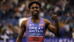 Azu wins 60m gold on 'dream' day for Chambers