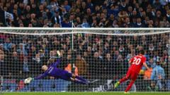 Caballero saves Lallana's penalty