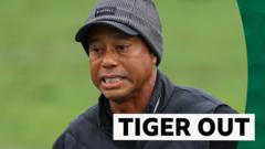 'So sad to see' - Woods withdraws from Masters