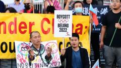 Các nhà hoạt động ở California kêu gọi tẩy chay Thế vận hội Bắc Kinh 2022, tháng 11/2021