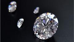 Des diamants de la société Alrosa