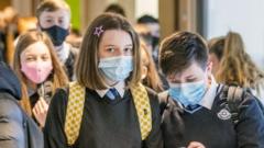 学生戴口罩