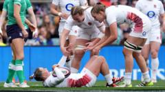 Women's Six Nations: Ruthless England thrashing Ireland - watch & text