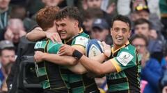 Champions Cup semi-final: Northampton set up grandstand finish v Leinster