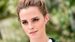 Emma Watson attends "The Circle" Paris Photocall at Hotel Le Bristol