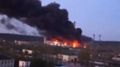 Key power plant in Ukraine hit by Russian strikes