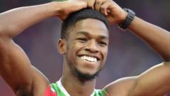Sprinter 'feared for family' during police search
