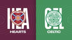 Scottish Premiership: Top spot the incentive for Celtic at Hearts