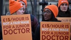 Junior doctors starting 10th strike of pay dispute