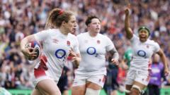 Watch Women's Six Nations: England score 14 tries v Ireland - reaction
