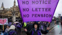 What is the row over women's state pension?