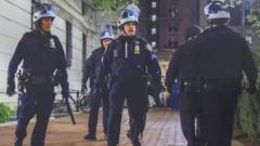 Police fired gun while clearing Columbia University protest