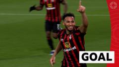 Kelly gives Bournemouth early FA cup lead with fine finish
