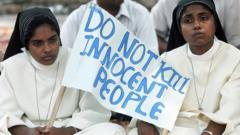 Monjas en India