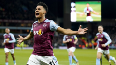 Aston Villa thrash Ajax to move into quarter-finals