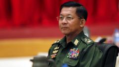 Myanmar's military commander-in-chief Senior General Min Aung Hlaing