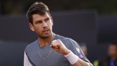 Norrie sets up Djokovic meeting in Rome