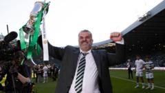 Postecoglou coy on future after Celtic cup triumph