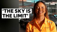 Meet McLaren's first female development driver