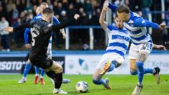 Watch: Dundee United hold 2-0 lead over Morton at break