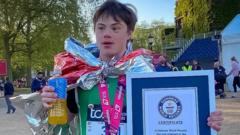 Teen with Down's syndrome gets marathon world record