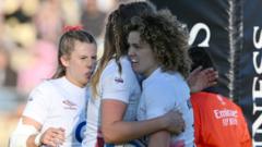 England win Six Nations opener as Beckett sent off