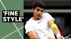 Men's top seed Alcaraz beats Chardy in 'fine style'