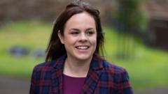 Kate Forbes not in the running for SNP leadership and now backing Swinney