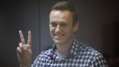 El líder de oposición ruso, Alexei Navalny, el 20 de febrero de 2021