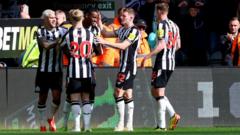 Premier League: Blades heading down at Newcastle, Antony gives Man Utd lead