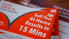 Teste rápidojogos da trivcovid usado nos Estados Unidos