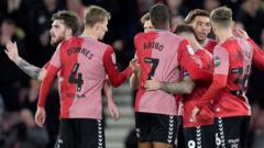 Championship: Southampton 3-0 up against Preston