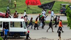 Abuja procession of IMN members on Ashura day