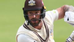 County Championship: Surrey & Essex resume after rain delays