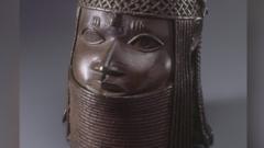 Commemorative Head of the Oba, or King.
