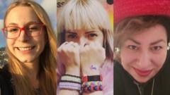 Three intersex women