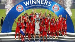 Bayern Munich celebrate