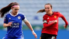 WSL: Leicester 0-1 Man Utd - Toone puts visitors in front