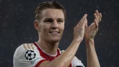Odegaard signs new five-year deal at Arsenal