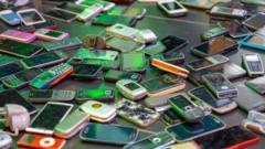 Smartphones contain around 30 different elements, some of which the Earth is running out of
