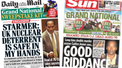 The Papers: Trident 'safe in Labour's hands' and OJ dead at 76