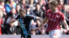 Championship: Bristol City holding Leicester, Millwall v West Brom updates