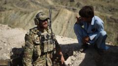 Солдат армии США в Афганистане