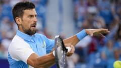 Djokovic wins in Cincinnati on USA singles return