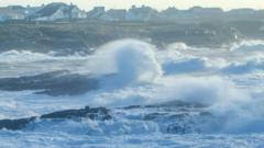 Hundreds without power as 85mph winds hit Wales