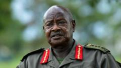Prezida Yoweri  Museveni 