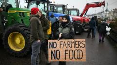 Farmers say inheritance tax change is 'betrayal' as they take protest to London